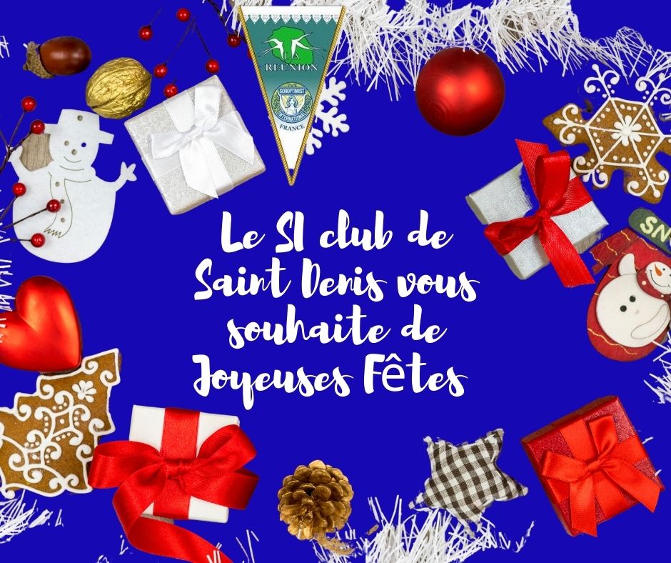 Joyeuses Fêtes par le SI club de Saint Denis de la Réunion.